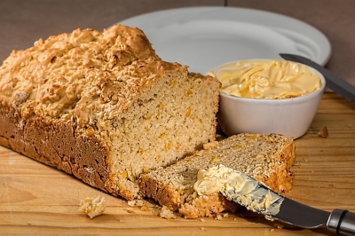 Corn Bread, Fresh Bread, Baked, Maize